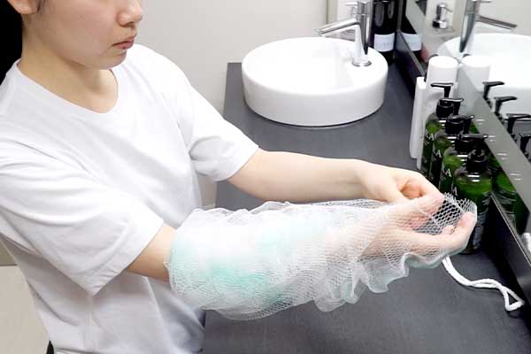 泡だてネット作り方