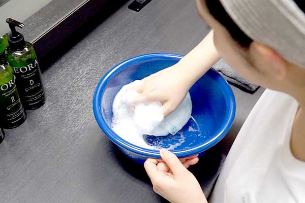 マトリックスソープ泡だて方