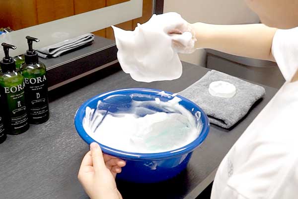 マトリックスソープ泡だて方