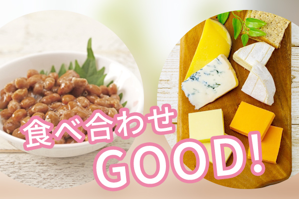 納豆とチーズ食べ合わせ